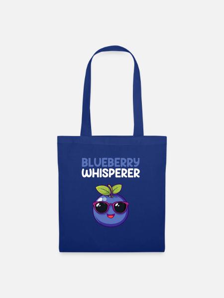 blueberry whisperer, blueberry - Stoffbeutel - Royalblau