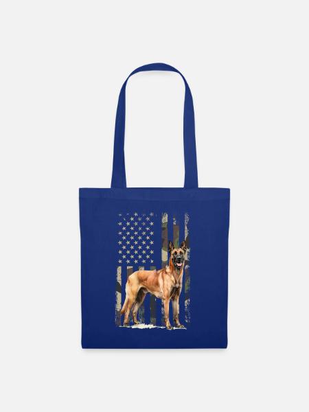 Belgian Malinois - Stoffbeutel - Royalblau