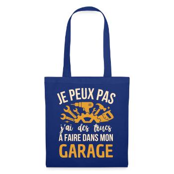 I can't I garage mechanic humor - Tote Bag - royal blue - Front