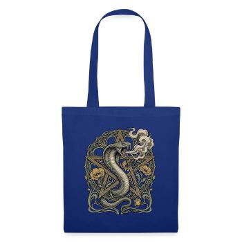 Black Metal Schlange - Stoffbeutel - Royalblau - Vorne