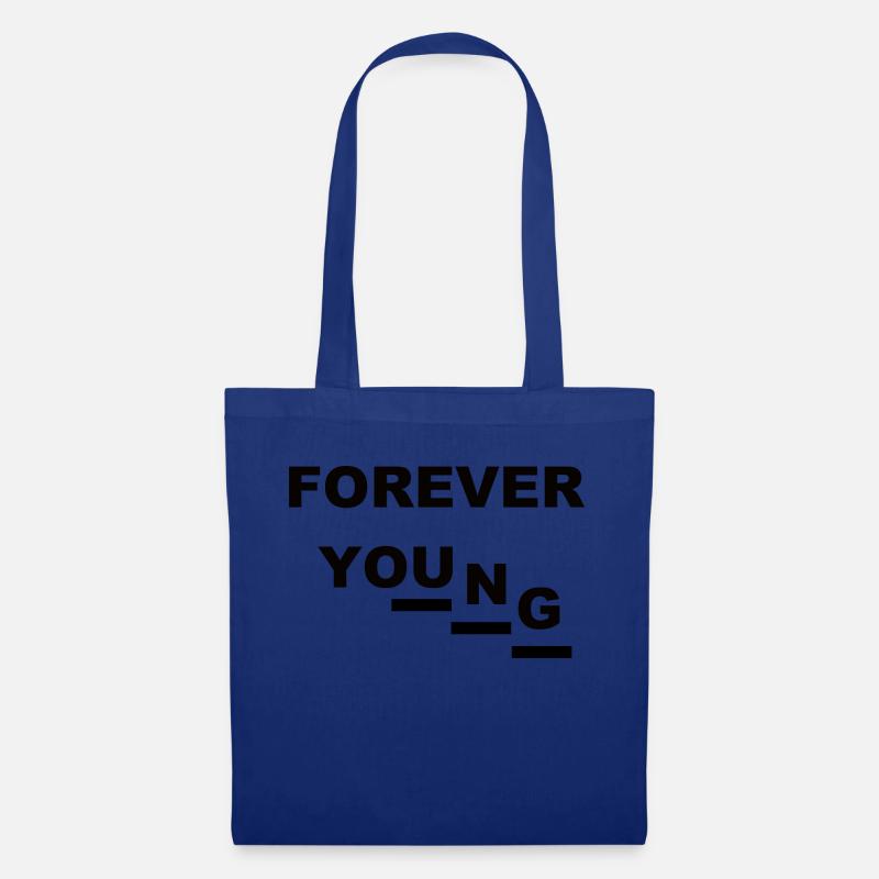 Forever Young (1) - Stoffbeutel - Royalblau