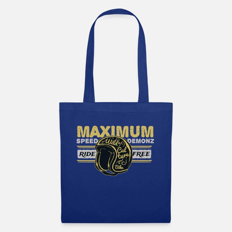 Maximum Speed Motorbike - Stoffbeutel - Royalblau