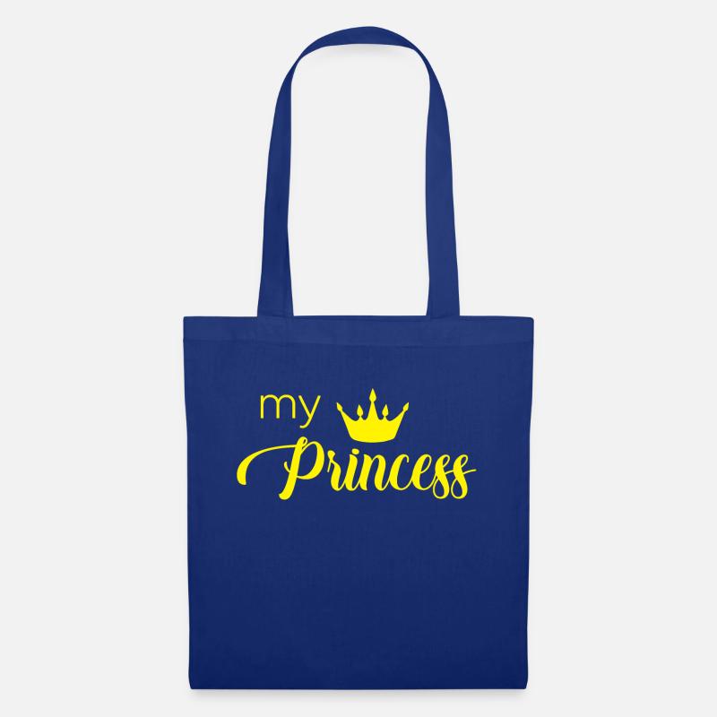 meine Prinzessin - Stoffbeutel - Royalblau