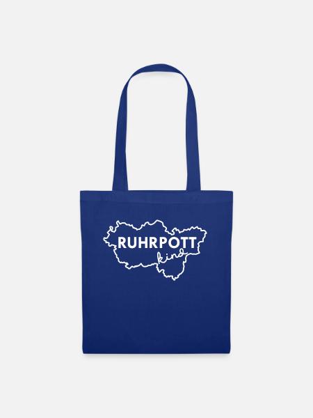 Ruhrpott Kind - Ruhrregion - Heimat - Ruhrpottkind - Stoffbeutel - Royalblau