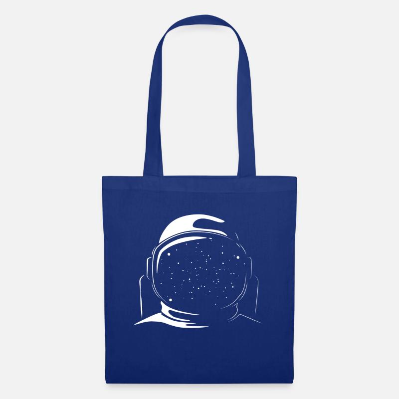 Astronaut im All - Stoffbeutel - Royalblau