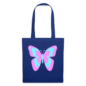 Butterfly Butterfly Insects Spring Summer colorful - Tote Bag - royal blue - Front