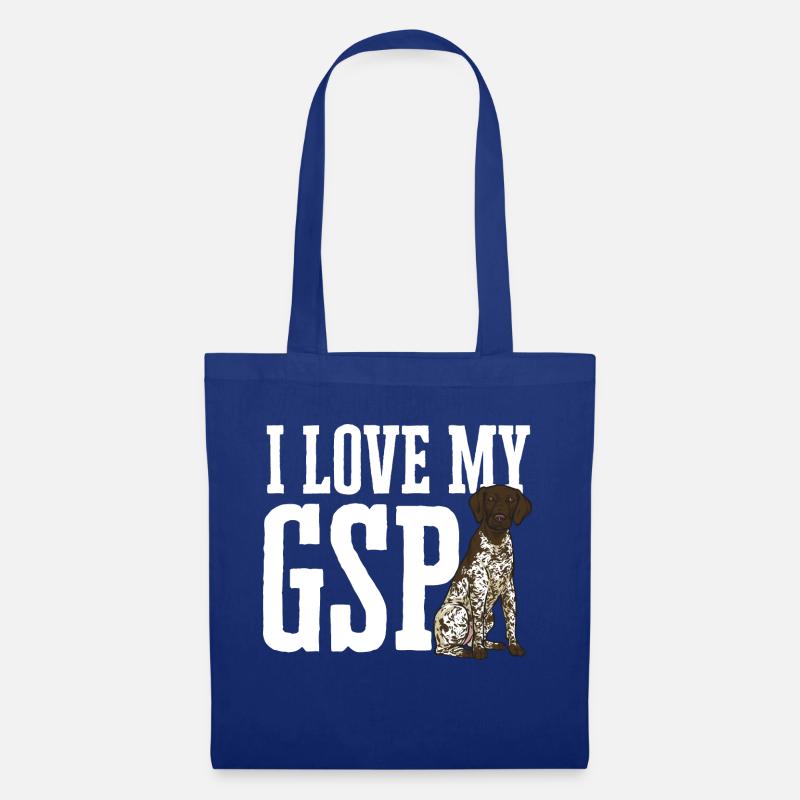 Deutsch Kurzhaar GSP Hund - Stoffbeutel - Royalblau