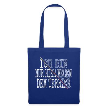 cool statement weihnachten geek welpe spaß doggie - Stoffbeutel - Royalblau - Vorne