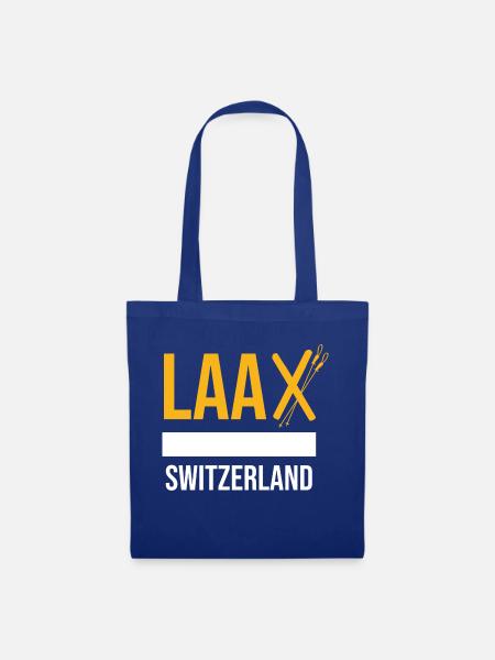 Laax, der Graubündner Traum - Stoffbeutel - Royalblau