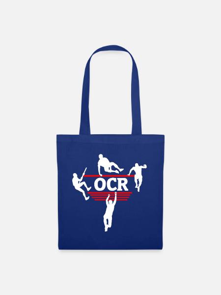 OCR Minimal – Sauberes Hindernisdesign - Stoffbeutel - Royalblau