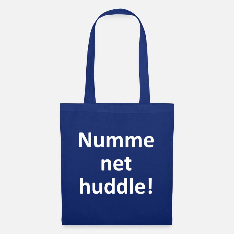 Numme net huddle! Badisch Geschenk Idee - Stoffbeutel - Royalblau