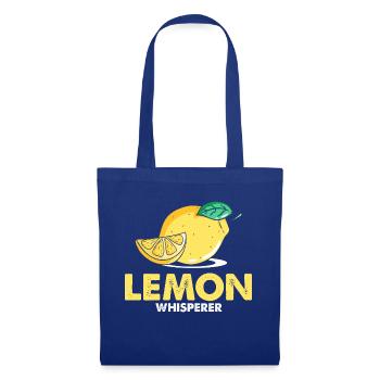 Lemon Design Lemonades Stand Boss Vente de citron - Sac en tissu - bleu royal - Devant