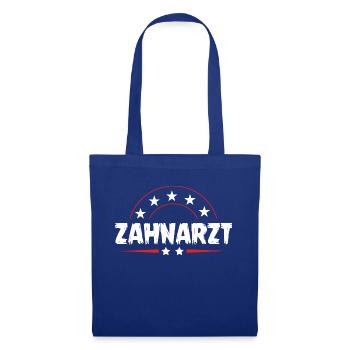 Zahnarzt Beruf - Stoffbeutel - Royalblau - Vorne
