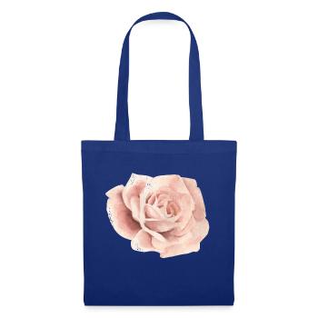 Rose - Sac en tissu - bleu royal - Devant