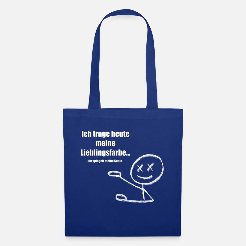 Lieblingsfarbe - Stoffbeutel - Royalblau