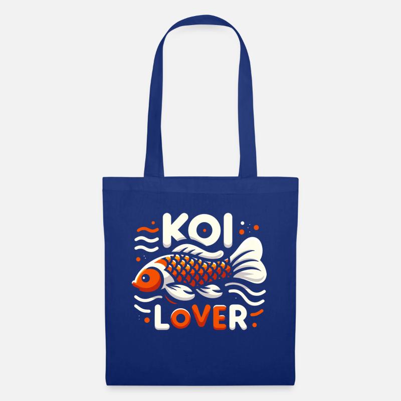 Koi Lover - Stoffbeutel - Royalblau