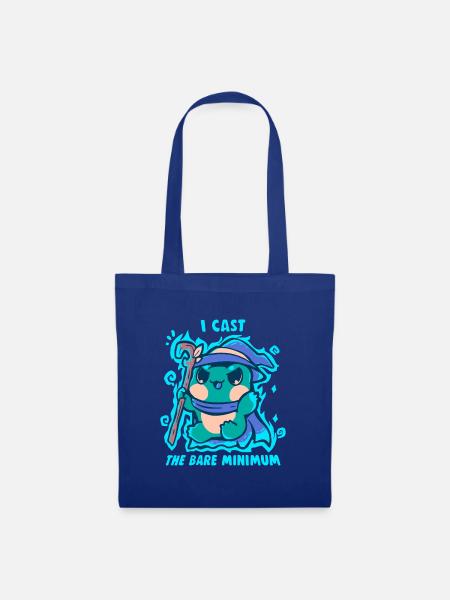 Das absolute Minimum an Zauber - Stoffbeutel - Royalblau