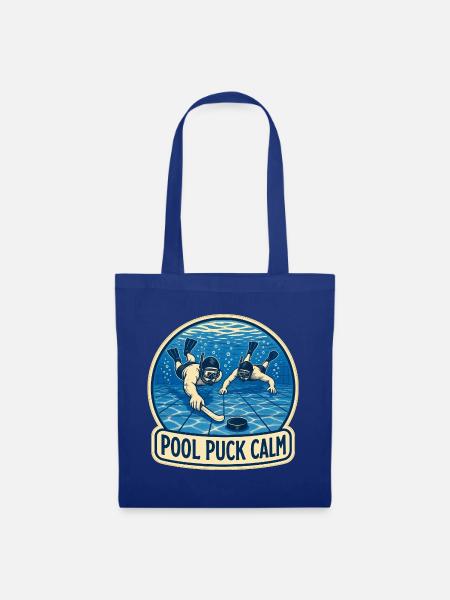 POOL PUCK CALM - Stoffbeutel - Royalblau