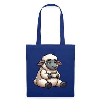 Schaf Schafe Schäfer Schafhalter Schafbock - Stoffbeutel - Royalblau - Vorne