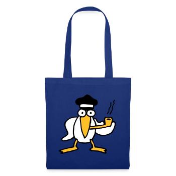 kapitaen_moewe - Sac en tissu - bleu royal - Devant