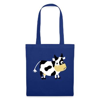 Lustige Kuh Luise - Bauernhof - Tote Bag - royal blue - Front