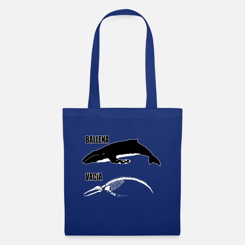 empty whale - Tote Bag - royal blue