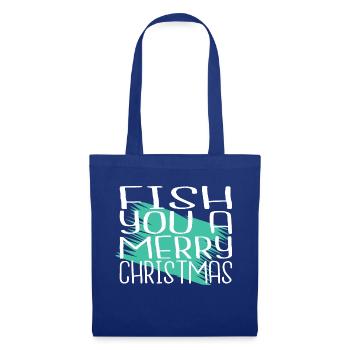 present sea cute gift fishing tournaments - Tote Bag - royal blue - Front