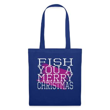 Love Funny Gym Fish Quote Comic Adventure - Tote Bag - royal blue - Front