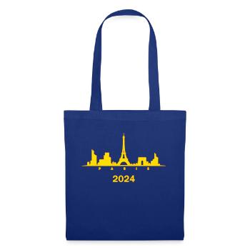 Paris Capitale France - Sac en tissu - bleu royal - Devant