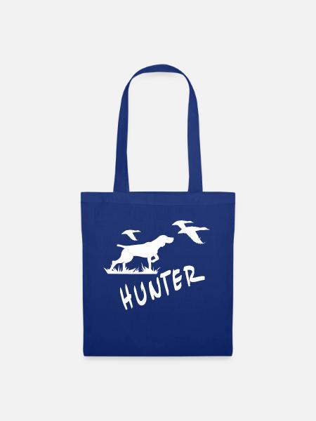 Hunter Jäger Waidmann - Stoffbeutel - Royalblau