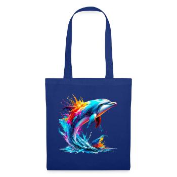 Dauphin - Sac en tissu - bleu royal - Devant