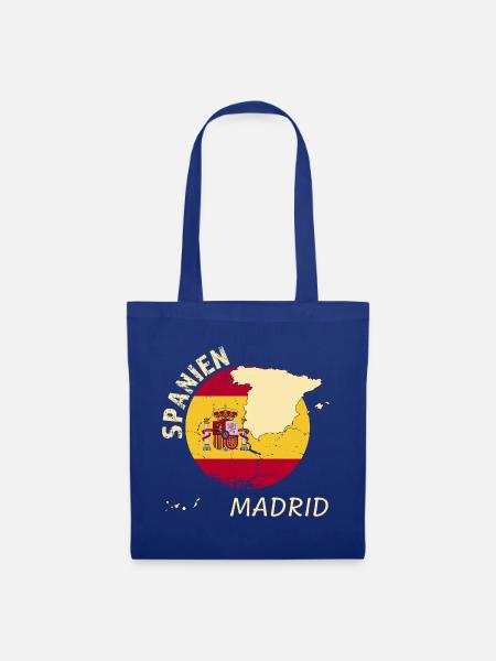 Madrid - Stoffbeutel - Royalblau