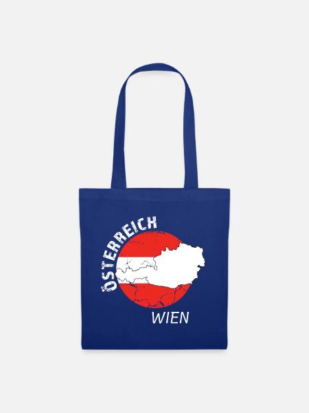 Wien - Stoffbeutel - Royalblau