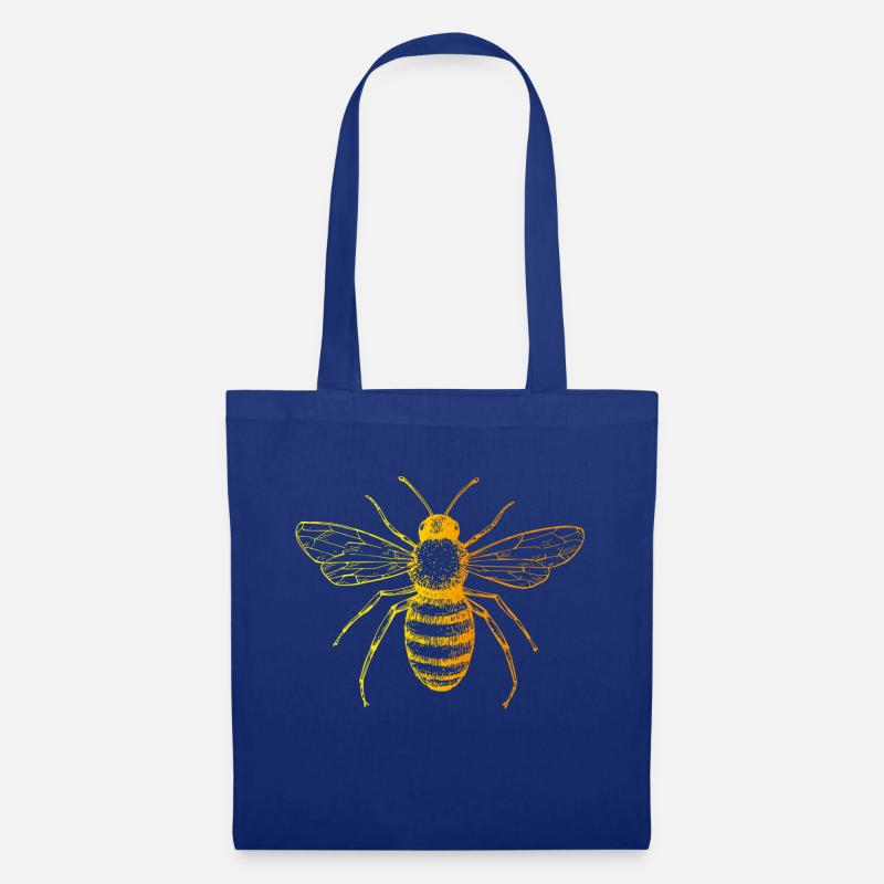 Bee - Tote Bag - royal blue