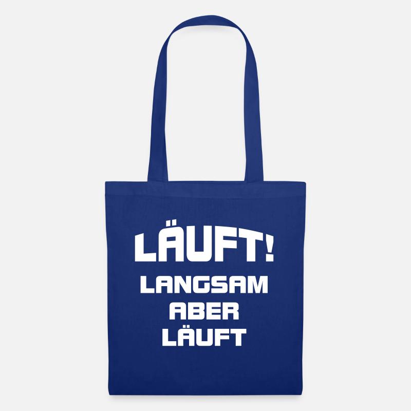 Läuft langsam - Stoffbeutel - Royalblau