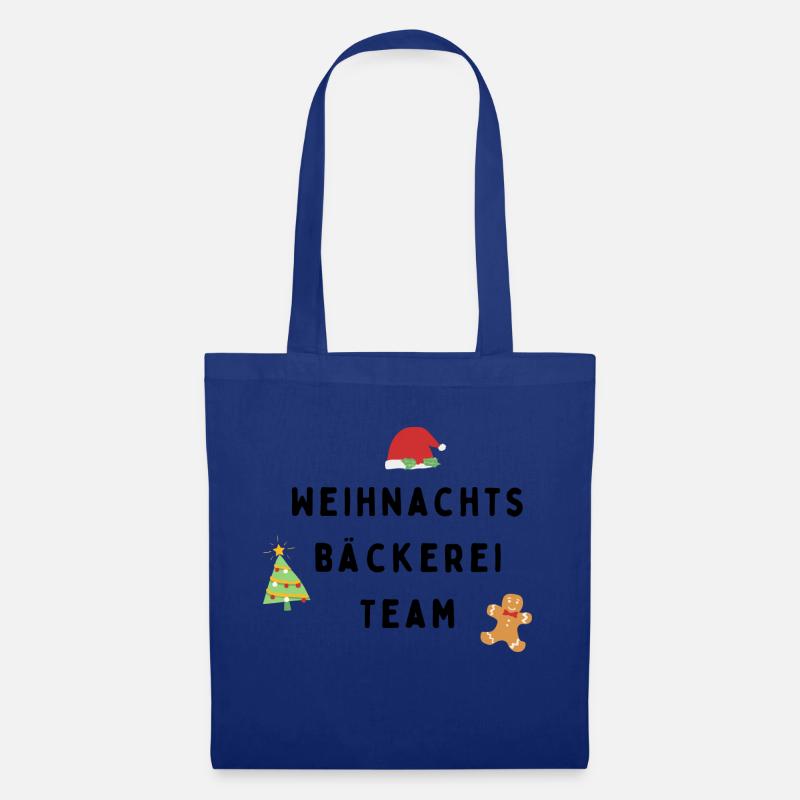Weihnachtsbäckerei Team - Stoffbeutel - Royalblau