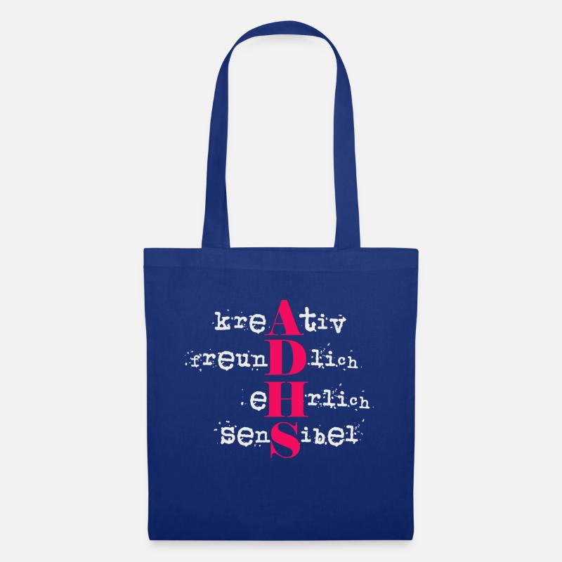 adhs - Stoffbeutel - Royalblau