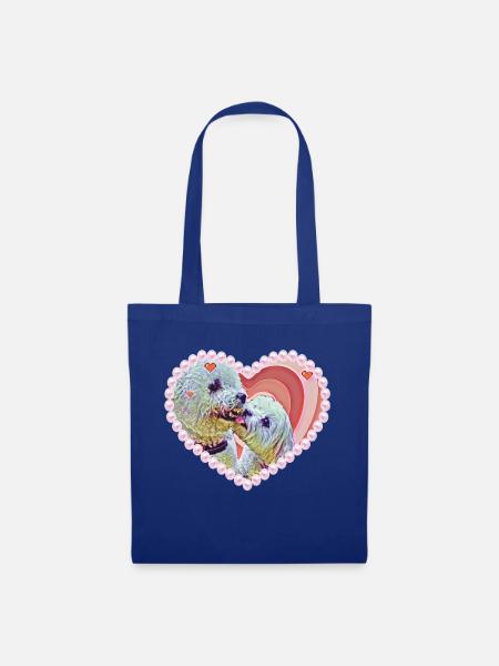 Joy in love - Stoffbeutel - Royalblau