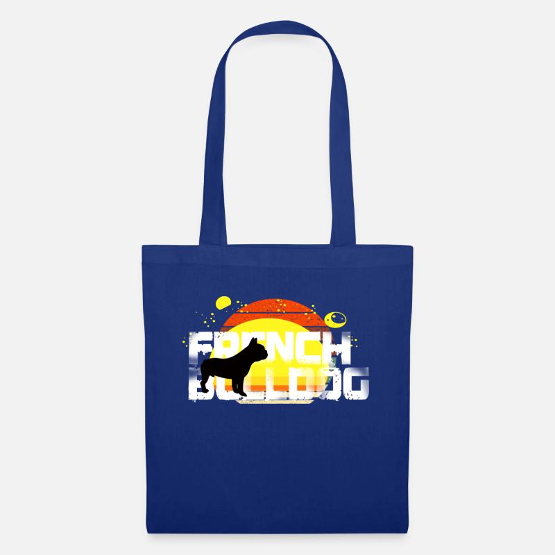 Hund - Stoffbeutel - Royalblau