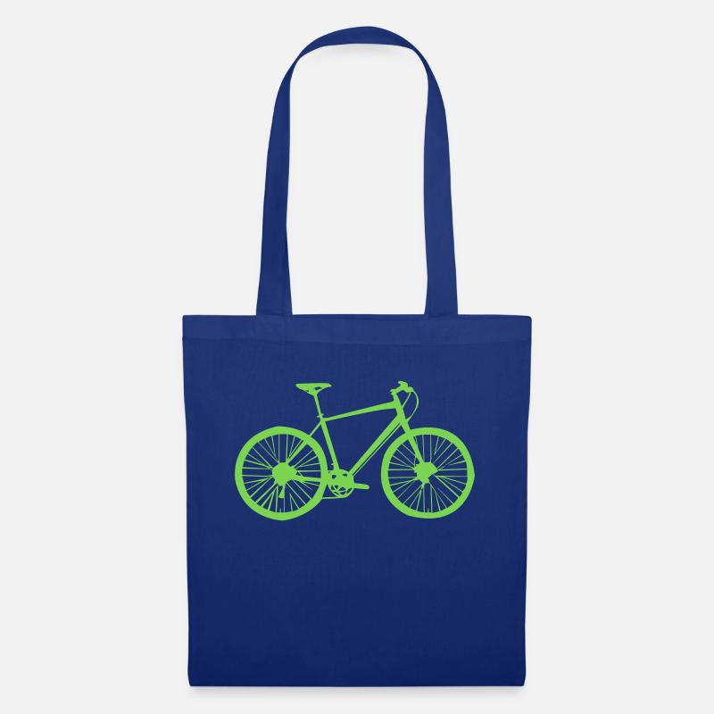 fahrrad - Stoffbeutel - Royalblau