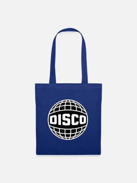 DISCO Kugel - Stoffbeutel - Royalblau