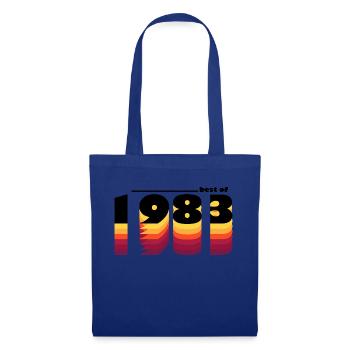Vintage Bold Hommage à 1983 - Célébrer le 42ème - Sac en tissu - bleu royal - Devant