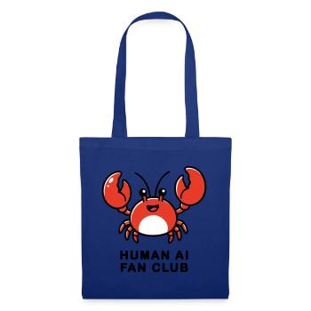Human AI Fan Club - Tote Bag - royal blue - Front