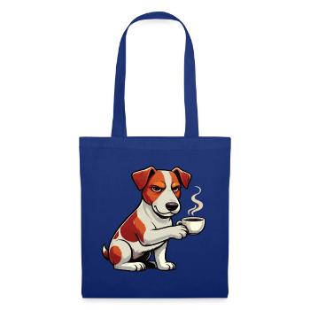 Jack Russel terrier Jack russel Besitzer Jacky - Stoffbeutel - Royalblau - Vorne