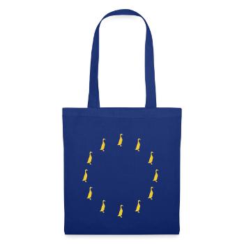 Enten-Europaflagge - Stoffbeutel - Royalblau - Vorne