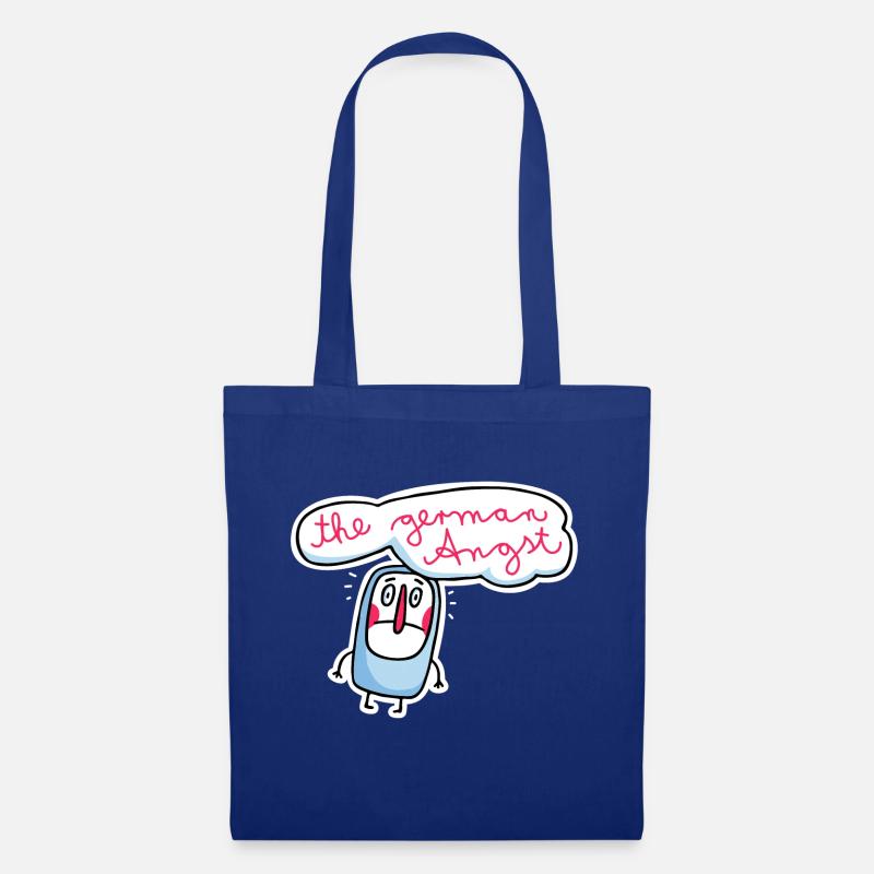 The German scared - Tote Bag - royal blue