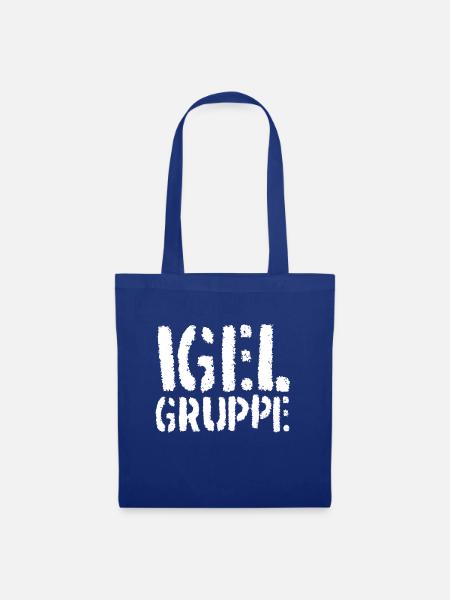 Igel Gruppe (Kindergarten) - Stoffbeutel - Royalblau