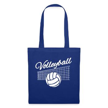Geschenk Mann Volleyball Volleyball Geburtstag - Stoffbeutel - Royalblau - Vorne