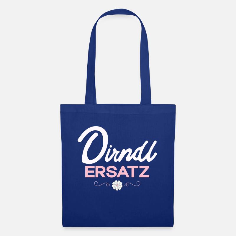 Damen Dirndl Ersatz Trachten Ersatz Bluse Kirmes - Stoffbeutel - Royalblau