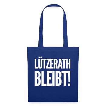 Lützerath bleibt - Stoffbeutel - Royalblau - Vorne